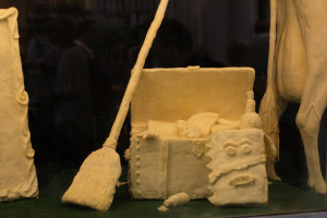 OK, a broom made out of butter is apparently a thing, but buttering your broom is not, trust me.